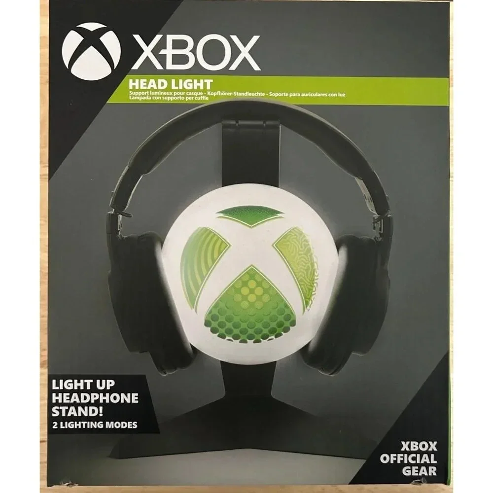 Xbox Headset Stand Logo Light Up Stand USB Cord Paladone Official Merchandise